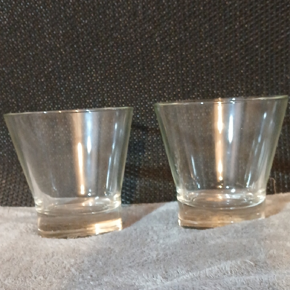 Clear Glass Tumblers Set